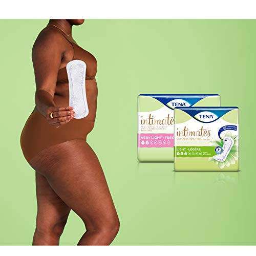 Tena Incontinence Ultra Thin Pads for Women, Light, Regular, 30 Count