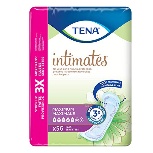 TENA Intimates Maximum Absorbency Incontinence/Bladder Control Pad for Women,...