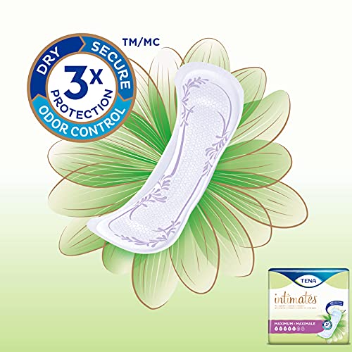 TENA Intimates Maximum Absorbency Incontinence/Bladder Control Pad for Women,...