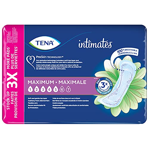 TENA Intimates Maximum Absorbency Incontinence/Bladder Control Pad for Women,...