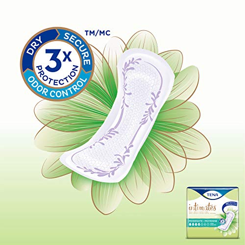 TENA Intimates Moderate Absorbency Incontinence/Bladder Control Pad for Women...