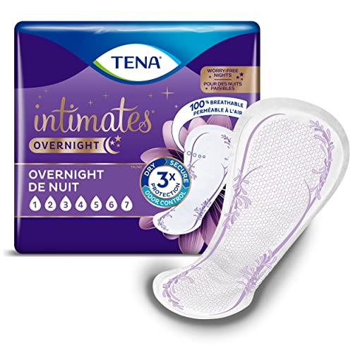 Tena Intimates Overnight Absorbency Incontinence/Bladder Control Pad with Lie...