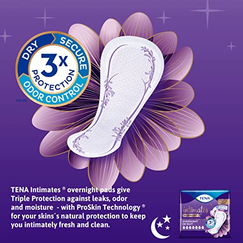 Tena Intimates Overnight Absorbency Incontinence/Bladder Control Pad with Lie...