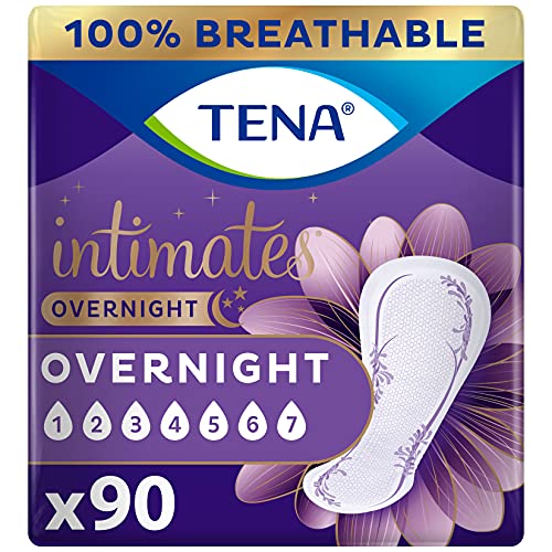 Tena Intimates Overnight Absorbency Incontinence/Bladder Control Pad with Lie...