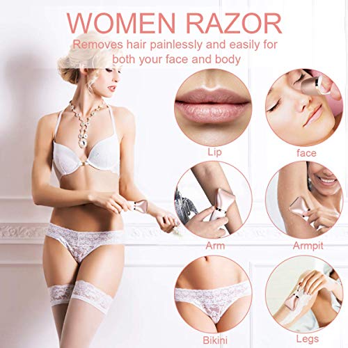 Electric Razor for Women, Tencoz Hair Removal for Women 2 in 1 Wet & Dry Rech...