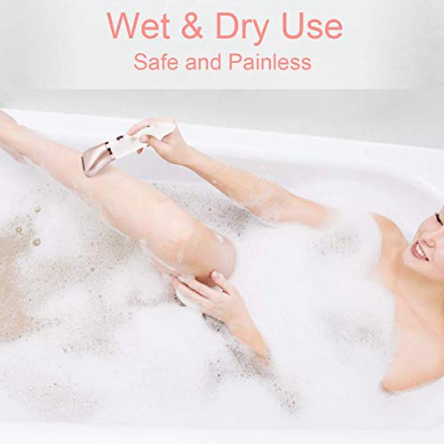 Electric Razor for Women, Tencoz Hair Removal for Women 2 in 1 Wet & Dry Rech...