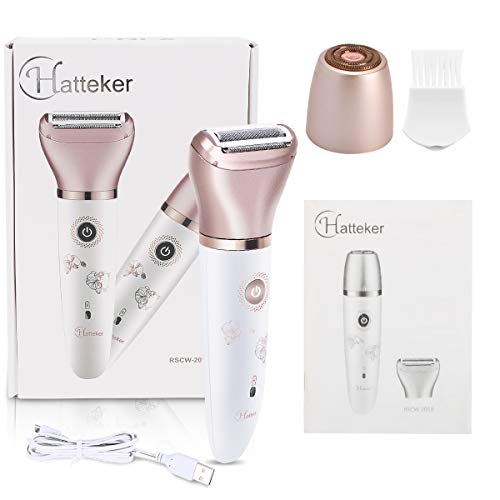 Electric Razor for Women, Tencoz Hair Removal for Women 2 in 1 Wet & Dry Rech...