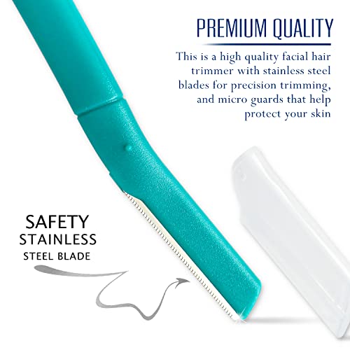 Tenive Eyebrow Razors,6 Pcs Eyebrow Shaper Trimmer Razor Facial Skin Hair Sha...