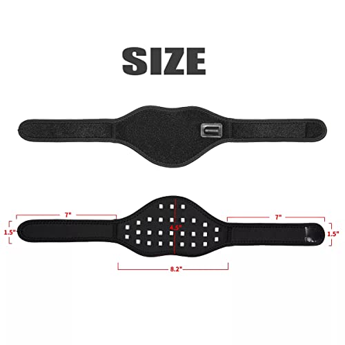 TENQIU Red Light Therapy for Neck Wrap, Near Infrared Lamp Therapy Pad with T...