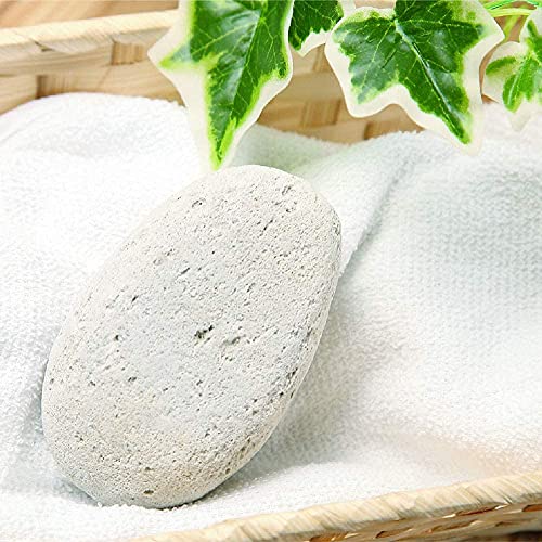 Pumice Stone, Natural [Made in Japan] Ergonomic Shape, Extra Fine Texture, Ha...