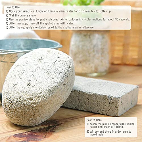 Pumice Stone, Natural [Made in Japan] Ergonomic Shape, Extra Fine Texture, Ha...