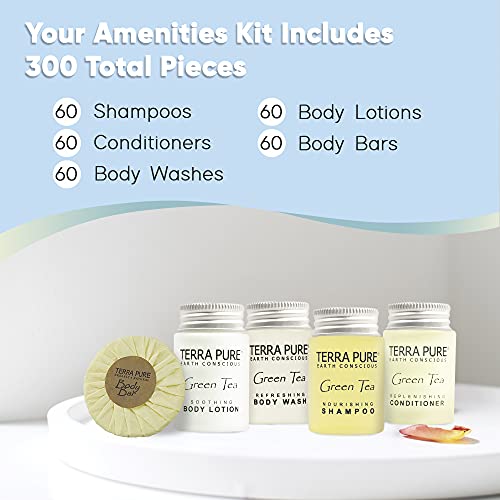 Terra Pure Hotel Soaps and Toiletries Bulk Set | 1-Shoppe All-In-Kit Amenitie...