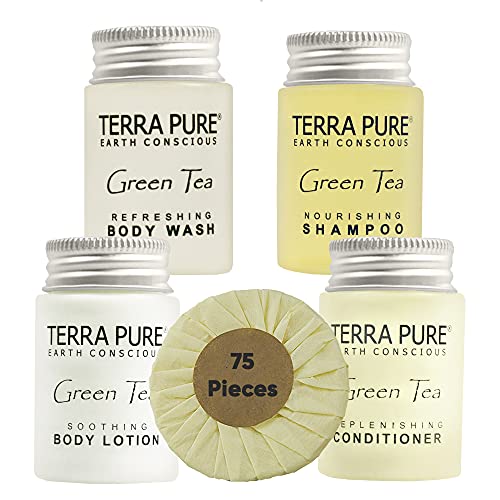 Terra Pure Hotel Soaps and Toiletries Bulk Set | 1-Shoppe All-In-Kit Amenitie...