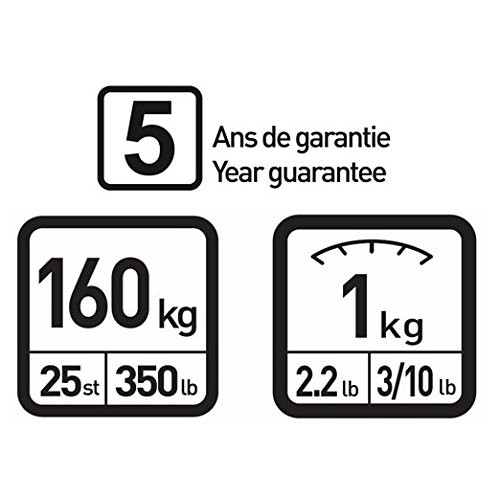 Terraillon Mechanical Bathroom Scales Black by Terraillon