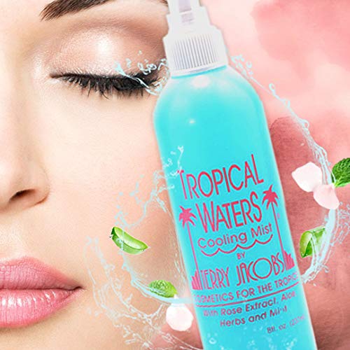 Tropical Waters Rose Water Face Mist Make Up Setting Spray, Non-irritating, C...