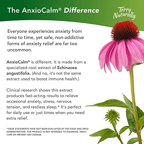 Terry Naturally - 40 mg, 45 Tablets - Non-Addictive Supplement - Non-GMO, Glu...