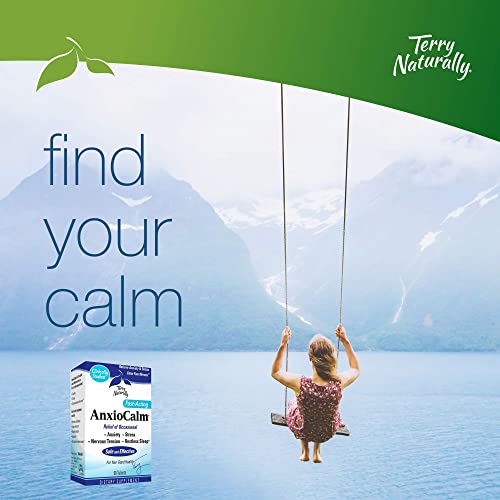 Terry Naturally - 40 mg, 45 Tablets - Non-Addictive Supplement - Non-GMO, Glu...