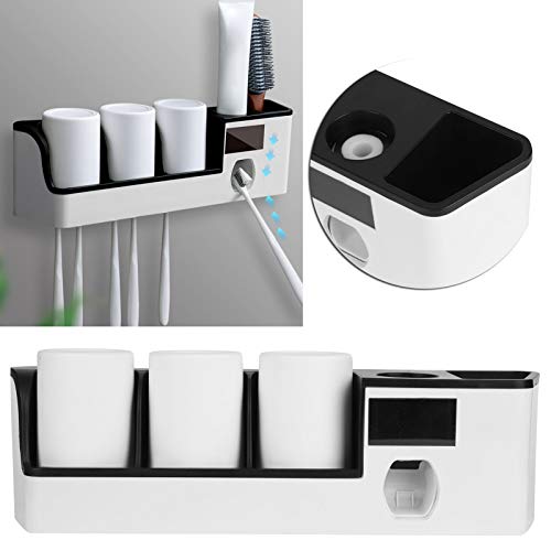 TETI Toothbrush Cleaner UV USB Charging Wall Mounted UV Toothbrush Holder wit...
