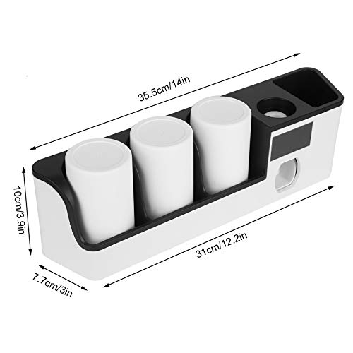 TETI Toothbrush Cleaner UV USB Charging Wall Mounted UV Toothbrush Holder wit...