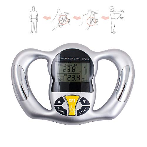Tevedin Digital Body Fat Analyzer Handheld Body Fat Measurement Tool Health M...