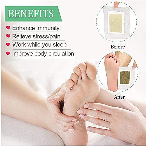 Foot Pads - (60Pads) Ginger Foot Pads for Better Sleep and Anti-Stress Relief...