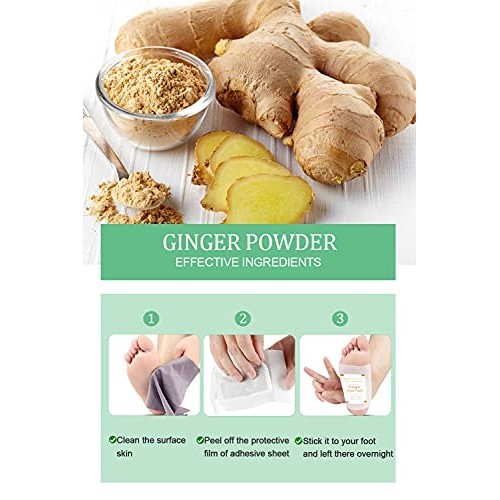 Foot Pads | Ginger Foot Pads for Your Good Feet | Foot and Body Care | Apply,...