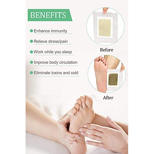 Foot Pads | Ginger Foot Pads for Your Good Feet | Foot and Body Care | Apply,...