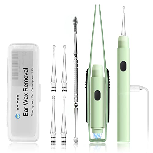 Ear Wax Removal Kit Upgraded All in One Ear Cleaing Tool Set with LED Light/E...