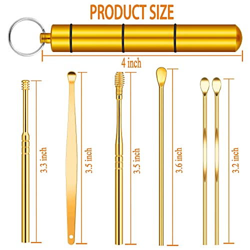 Ear Pick Earwax Removal Kit,Ear Cleansing Tool Set 6-in-1 Ear Wax Removal Kit...