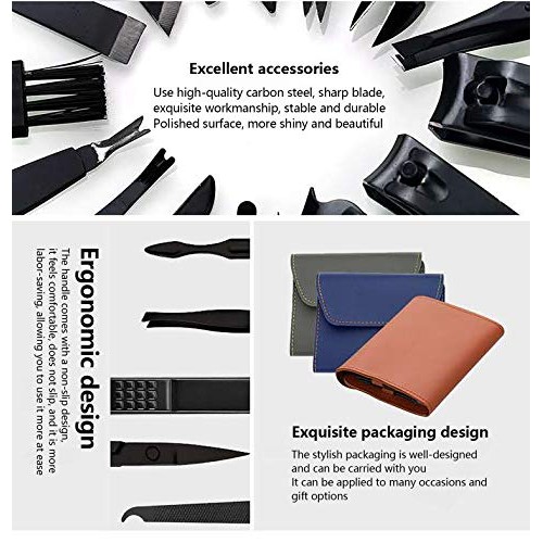 Valentine's Day Gift!Manicure Set,Grooming Kit-Stainless Steel Nail Clippers ...