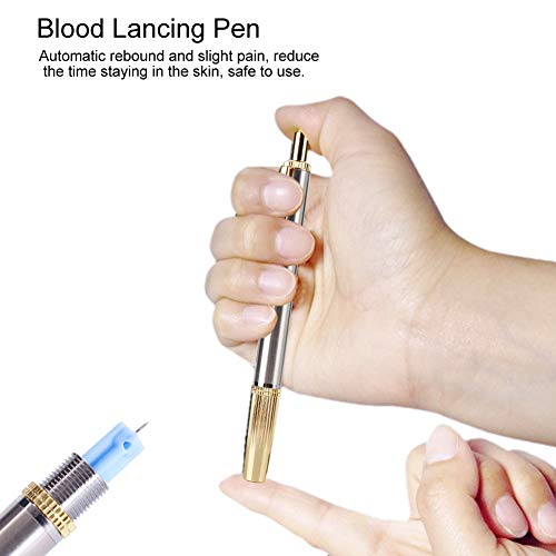 Automatic Blood Lancing Pen, Needle Sticking Automatic Rebound Service Life A...