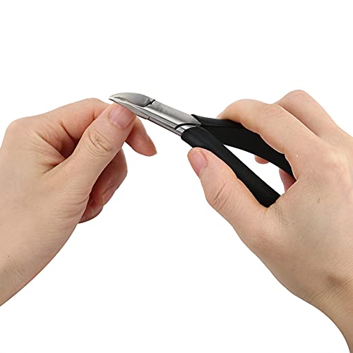 Nail Cutter, Cuticle Nipper Long Grip Not Tired Nail Clipper Set with Cuticle...