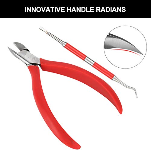 Nail Cutter, Long Grip Not Tired Convenient and Easy To Use Thick Nails Kit C...