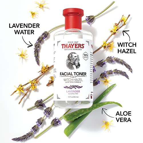 THAYERS Alcohol-Free Lavender Witch Hazel Facial Toner with Aloe Vera Formula...