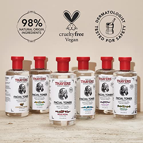 THAYERS Alcohol-Free Lavender Witch Hazel Facial Toner with Aloe Vera Formula...