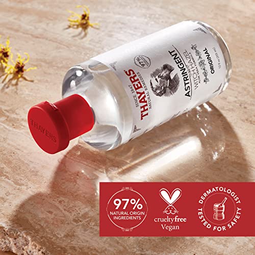 THAYERS Original Witch Hazel Astringent with Aloe Vera, 12 ounce bottle