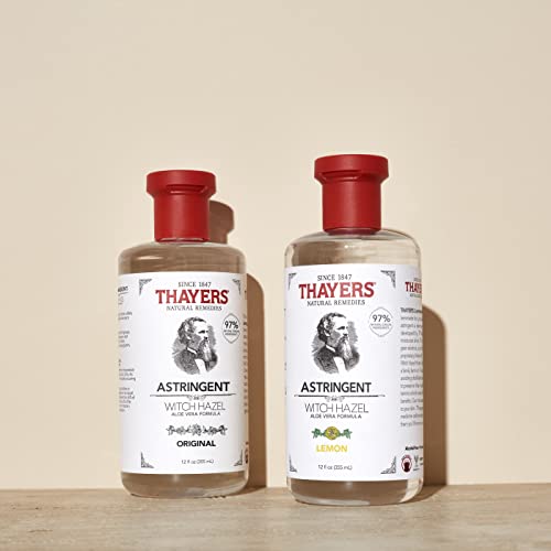 THAYERS Original Witch Hazel Astringent with Aloe Vera, 12 ounce bottle