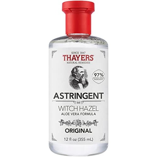 THAYERS Original Witch Hazel Astringent with Aloe Vera, 12 ounce bottle