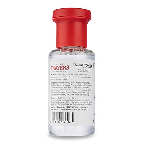 THAYERS Trial Size AlcoholFree Witch Hazel Facial Toner with Aloe Vera Formul...