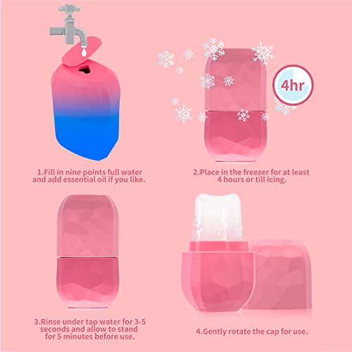 THBRO Ice Roller for Face and Eye, Facial Beauty Ice Roller Skin Care Tools, ...