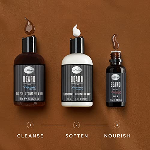 The Art of Shaving Beard Prep Kit - 4oz Peppermint Beard Wash & Conditioner, ...