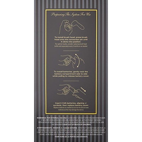 The Art of Shaving Facial Cleansing Brush - Power Exfoliating Brush, Massages...