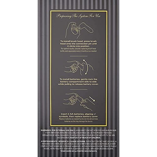 The Art of Shaving Facial Cleansing Brush - Power Exfoliating Brush, Massages...