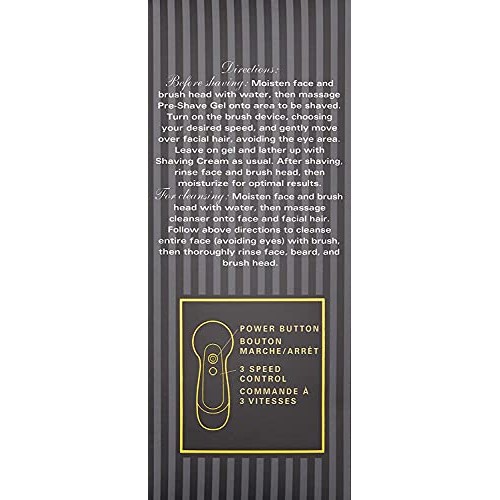 The Art of Shaving Facial Cleansing Brush - Power Exfoliating Brush, Massages...