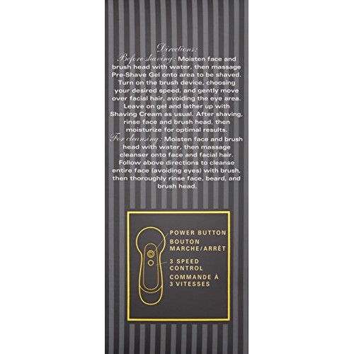 The Art of Shaving Facial Cleansing Brush - Power Exfoliating Brush, Massages...