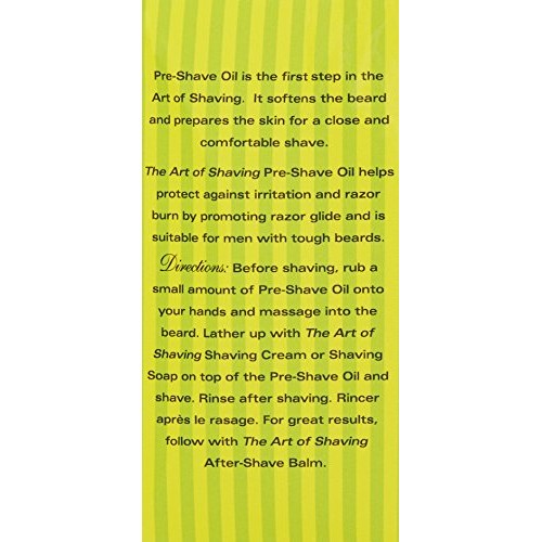 The Art of Shaving Pre Shave Beard Oil - Shaving Oil for Men, Protects Agains...