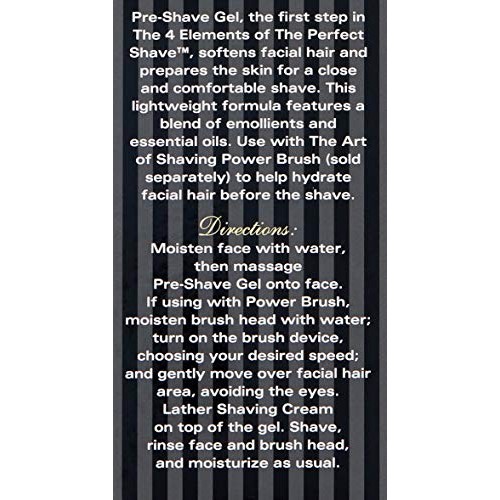 The Art of Shaving Pre Shaving Gel - Hydrating Gel Helps Soften & Lift Beard ...