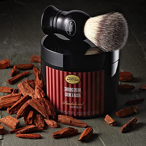 The Art of Shaving Sandalwood Festive Duo Kit - 5oz Shaving Cream & Shaving B...