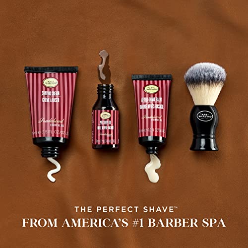 The Art of Shaving Sandalwood Gifted Groomer Kit - Pre-Shave Oil, Shaving Cre...