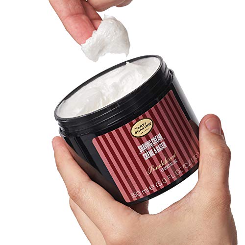 The Art of Shaving Sandalwood Shaving Cream for Men - Mens Beard Care, Protec...